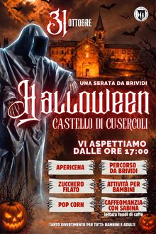 Locandina Halloween al castello di Cusercoli