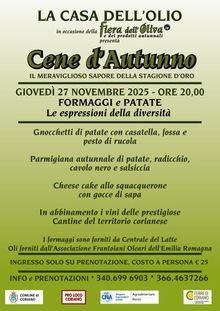 Cene d'autunno a Coriano