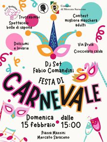 festa di carnevale mercato saraceno
