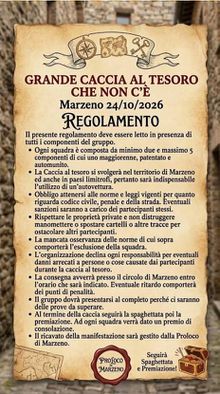 Regolamento della "caccia al tesoro che non c'è" per la tagliatellata che non c'è