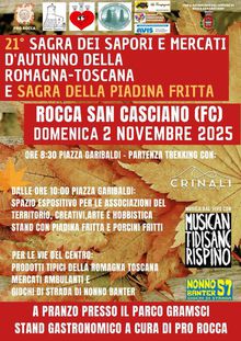 sagra sapori mercati autunno e sagra piadina fritta Rocca San Casciano