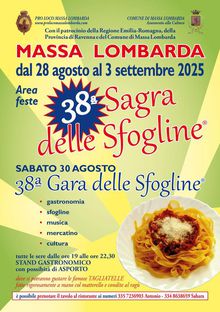Sagra delle Sfogline a Massa Lombarda dal 28 agosto al 3 settembre Sagra Sfogline Massa Lombarda