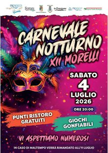 carnevale notturno dodici morelli