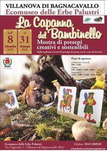 Mostra Capanna Bambinello Villanova Bagnacavallo