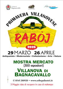 Raboj mostra mercato primaverile - Villanova di Bagnacavallo (RA)