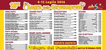 menù sagra strozzaprete