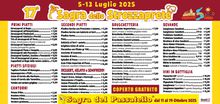 menù sagra strozzaprete