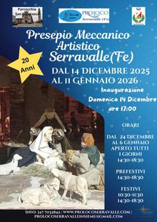 presepe meccanico serravalle