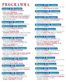 programma festivita natalizie portico
