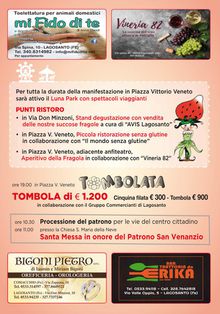 punti ristoro sagra fragola lagosanto