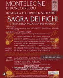 SAGRA DEI FICHI MONTELEONE