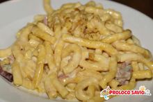 piatto di passatelli alla Sagra del Passatello di Savio (RA)
