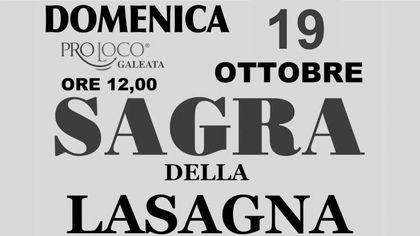 Sagra della Lasagna. Festa dei Sapori