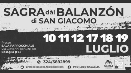 Sagra dàl Balanzòn di San Giacomo