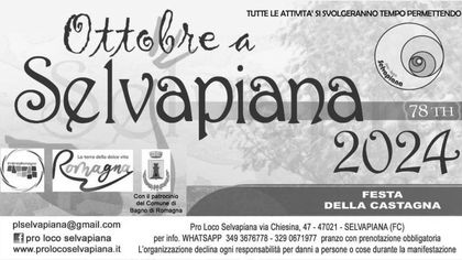 Ottobre a Selvapiana: Festa della Castagna