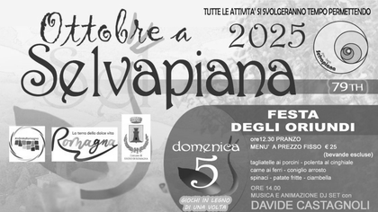 Ottobre a Selvapiana: Festa degli Oriundi