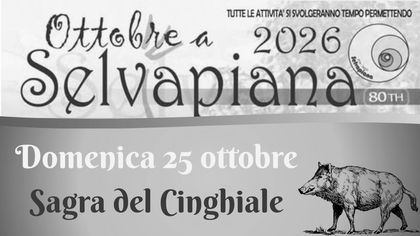Ottobre a Selvapiana: Festa del Cinghiale