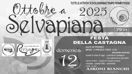 Ottobre a Selvapiana: Festa della Castagna