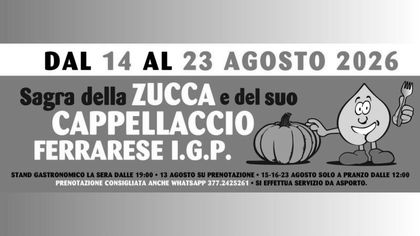 Sagra della Zucca e del suo cappellaccio ferrarese IGP