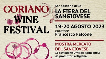 Coriano Wine Festival. 55° edizione della Fiera del Sangiovese