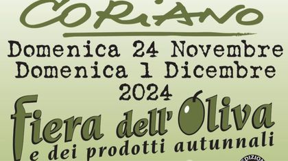 37° Fiera dell'Oliva e dei Prodotti autunnali