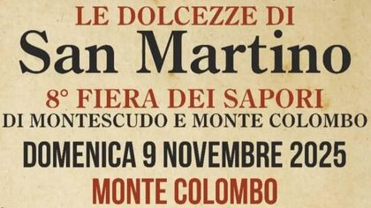 17° Le dolcezze di San Martino 8° Fiera dei Sapori