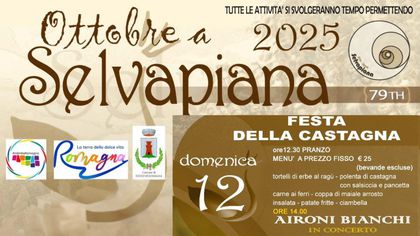 Ottobre a Selvapiana: Festa della Castagna